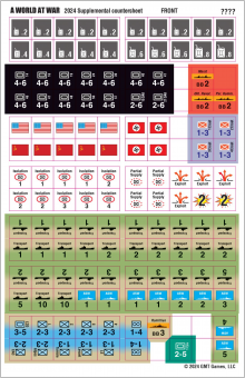 A World at War 2024 Supplemental Countersheet 