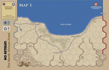 No Retreat 2: The North African Front, Mounted Maps 