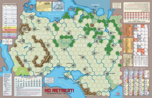 No Retreat, Mounted Map 