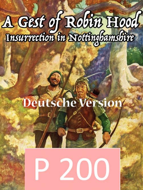A Gest of Robin Hood, Deutsche Version 