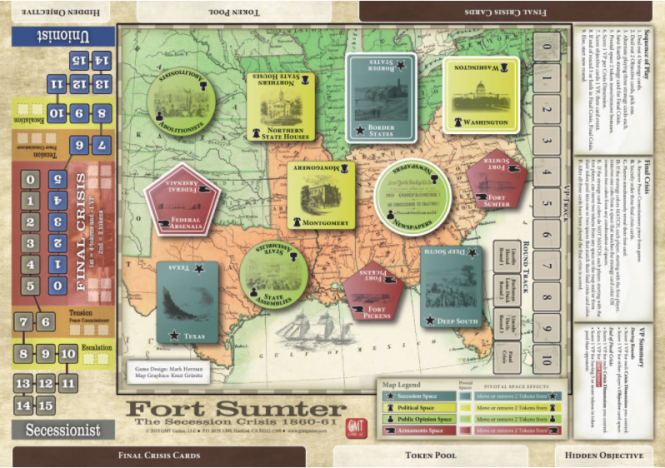 Fort Sumter, Mounted Map 