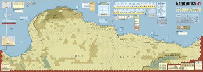 North Africa '41 Mounted Maps 