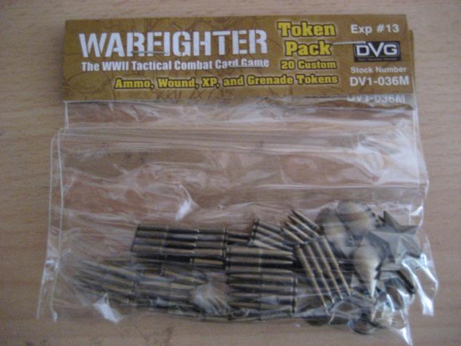 Warfighter WW II, Exp 13 Metal Tokens 