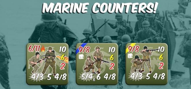 Band of Brothers - Old Breed", rounded counters upgrade pack 